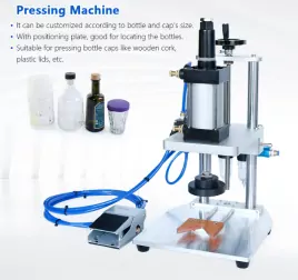 Настольная пневматическая машина для прессования