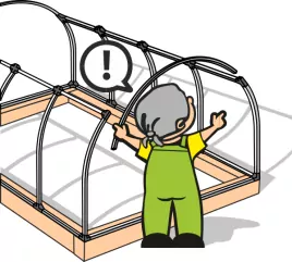 Монтаж теплицы ОРЕХ 4 м