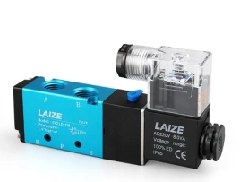 4V210-08 AC220V/DC24V. Электромагнитный распределитель воздуха.