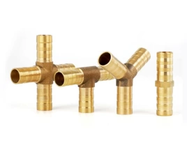 Латунный фитинг с "ёлочкой"