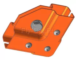Крепёж для профильной трубы Г-образный 20х20