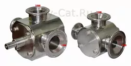 Поворотный клапан для поршневых дозаторов