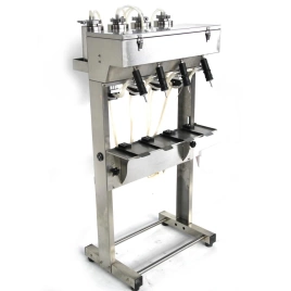 Машина для розлива парфюмерии, вина и спиртовой продукции на 4 сопла