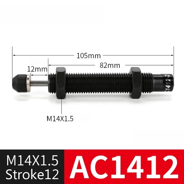 Гидравлический буфер серии AC (не регулируемый) фото 6