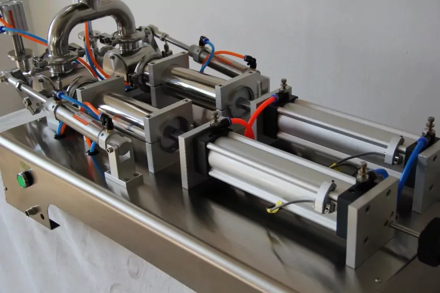 Поршневой дозатор с баком на 2 сопла фото 5