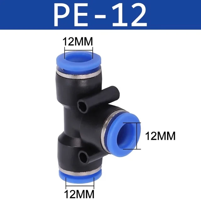 PE/PEG. Пластиковый соединитель тройник фото 6