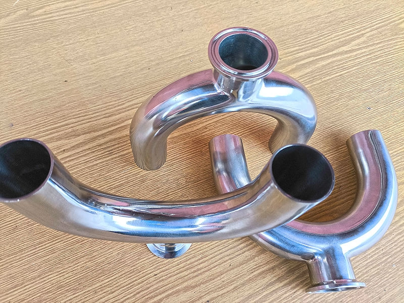 Тройник U-образный под кламп-соединение. Нержавейка AISI 304 фото 3