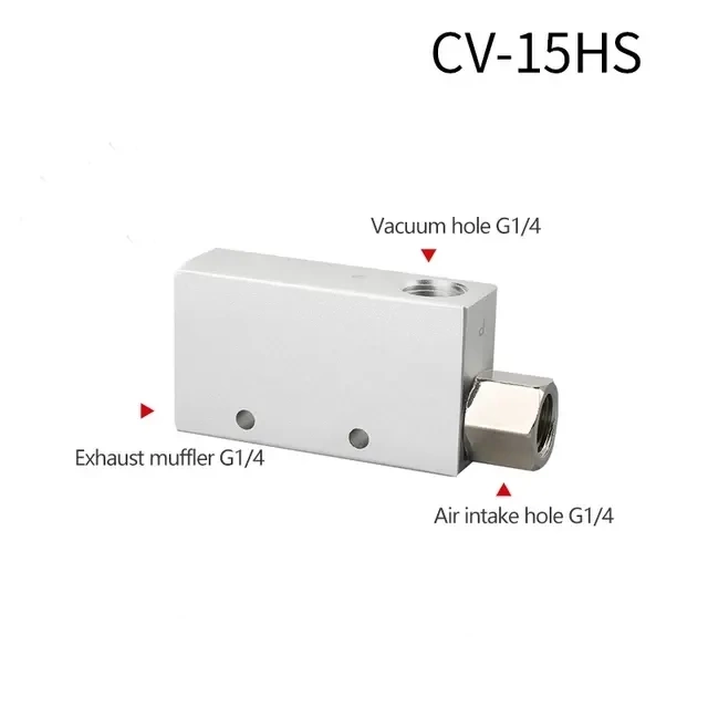 Пневматический вакуумный генератор серии CV-10/15/20/25 фото 3