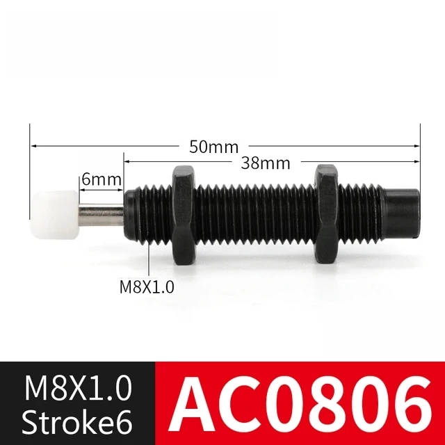 Гидравлический буфер серии AC (не регулируемый) фото 2