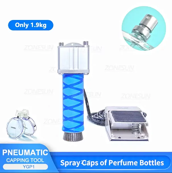 Мини укупорщик флаконов пневматический фото 2