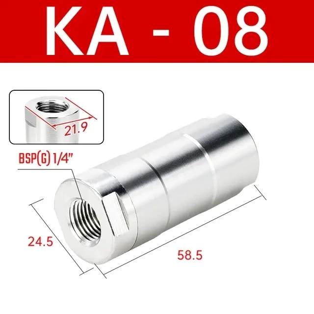 Пневматический обратный клапан серии KA-8/10/15 фото 2