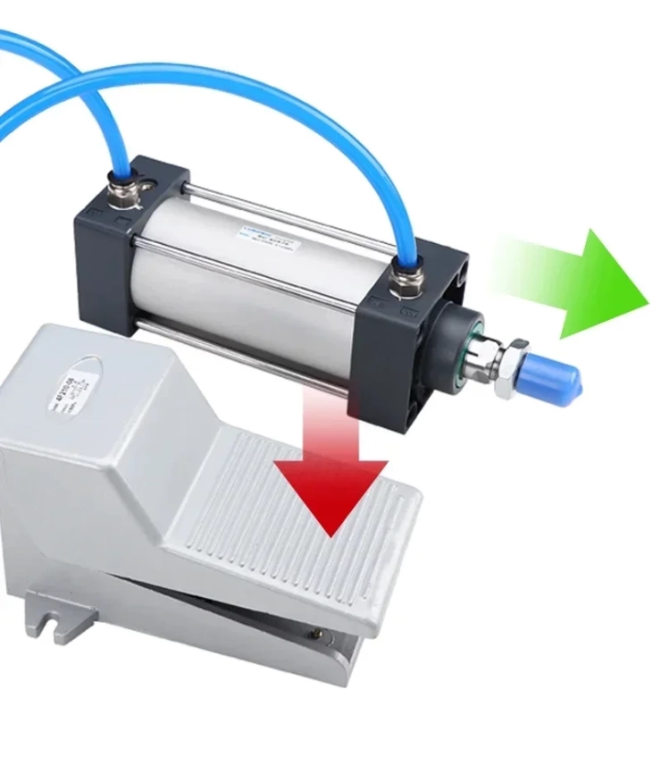 Пневматическая ножная педаль 4f210-08/4f210-08L фото 8