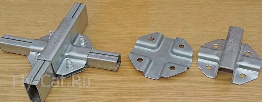 Краб Х-образный глубокий (20x20x20x20 мм; 1,5 мм)