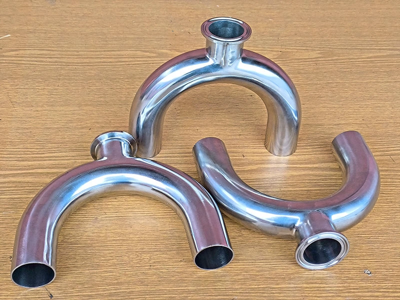 Тройник U-образный под кламп-соединение. Нержавейка AISI 304 фото 5