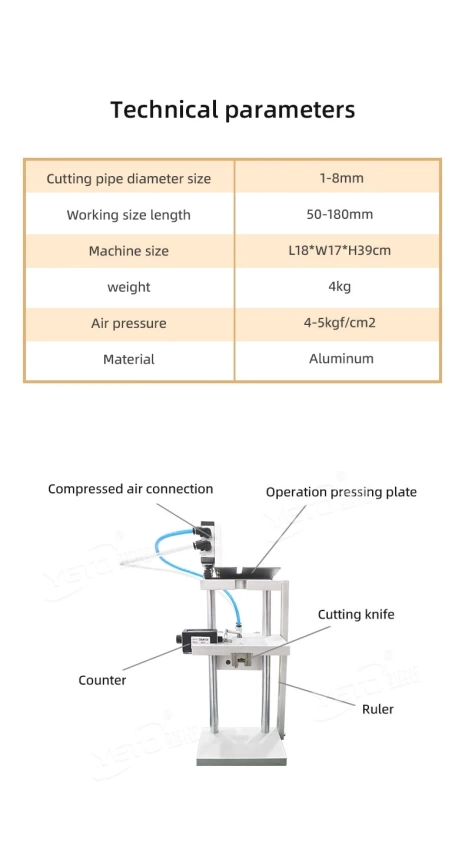 Машина для резки пластиковых трубок распылителей и насосов фото 3