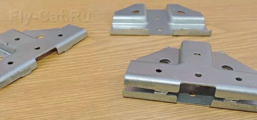 Крепёж профильных труб Т-образный 20х20х20 фото 3