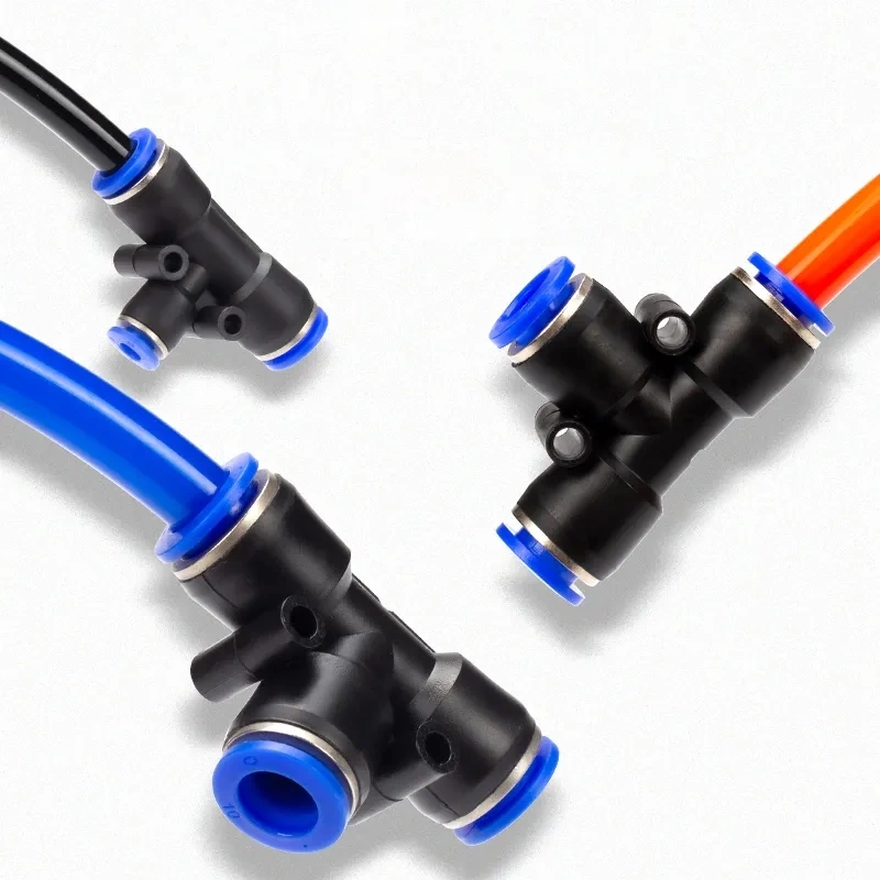 PE/PEG. Пластиковый соединитель тройник фото 1