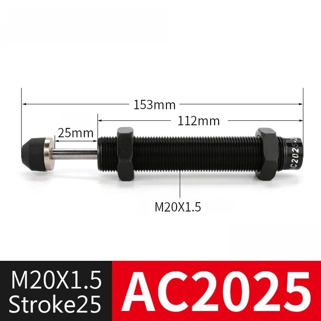 Гидравлический буфер серии AC (не регулируемый) фото 12