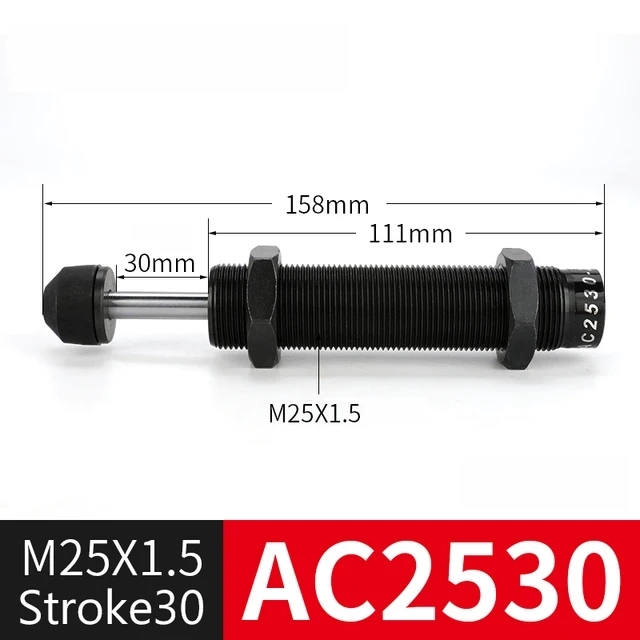 Гидравлический буфер серии AC (не регулируемый) фото 16