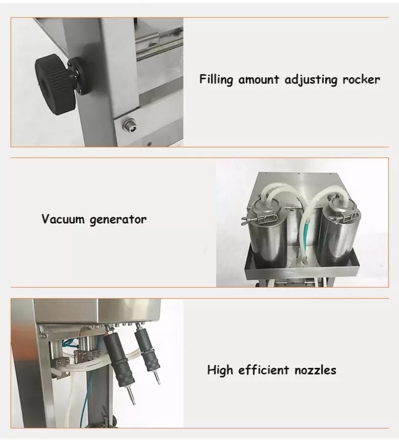 Машина для розлива спиртовой продукции на 2 сопла фото 2