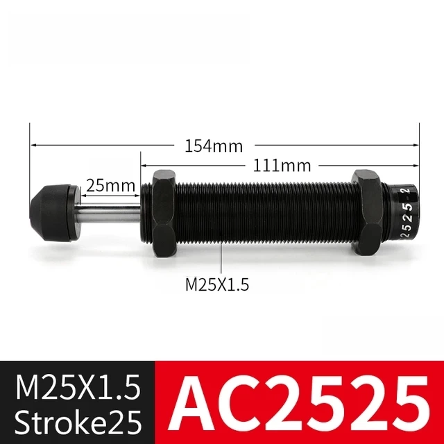 Гидравлический буфер серии AC (не регулируемый) фото 15