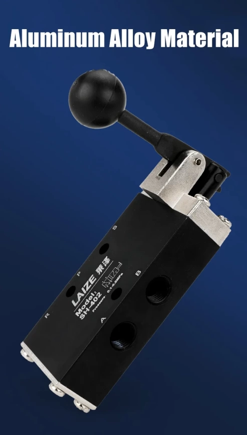 SH-402 / SH-402A. Ручной двухпозиционный пятиходовый клапан фото 4