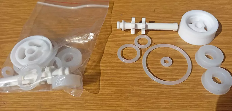 ЗИП к дозатору SA-03; SA-02 на 50/60 мл фото 2