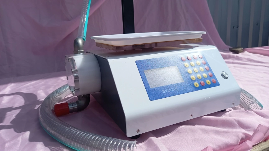 Машина для розлива SYC-5. Для липких составов, например мёд фото 4