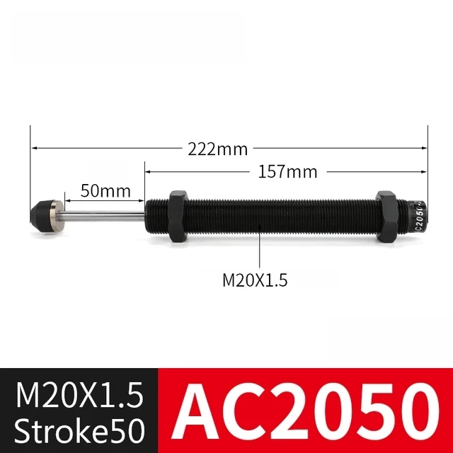 Гидравлический буфер серии AC (не регулируемый) фото 14