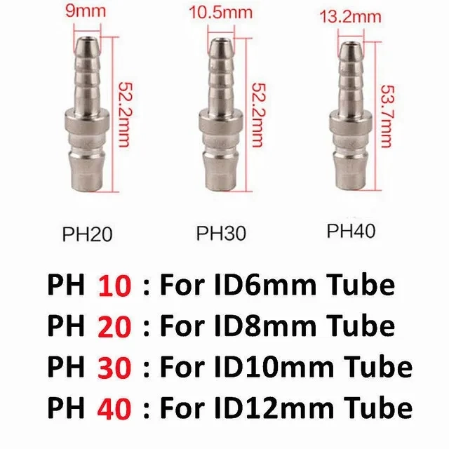 SH20/PH20 - Пневмофитинг БРС. Тип С (Япония) фото 2