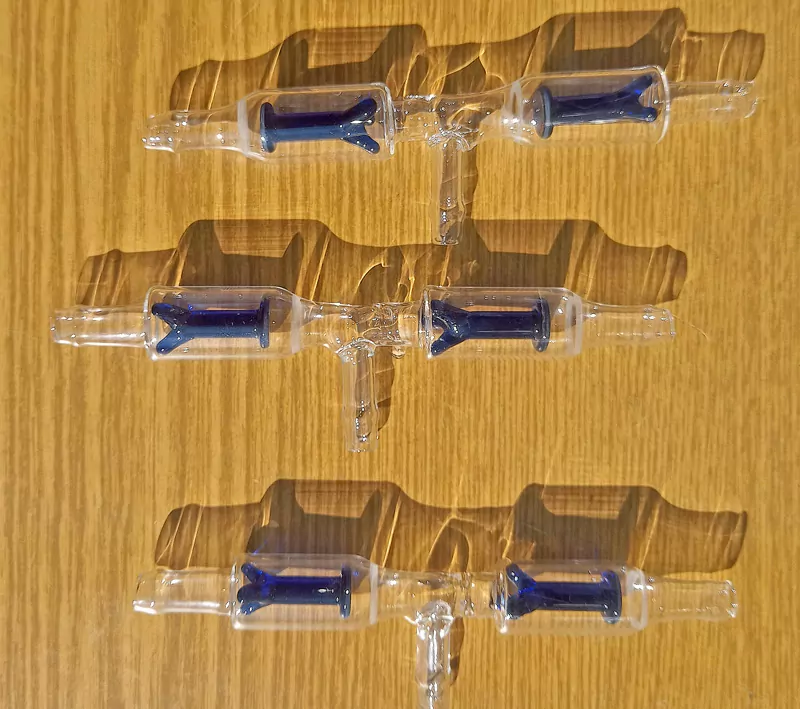 Клапан трёх сторонний стеклянный для разливочных машин фото 3