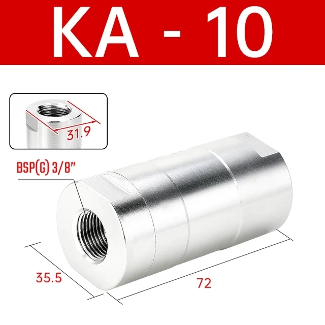 Пневматический обратный клапан серии KA-8/10/15 фото 3