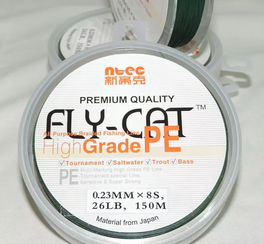 Шнур плетёный FLY-CAT 8 нитей (150 м.) фото 4