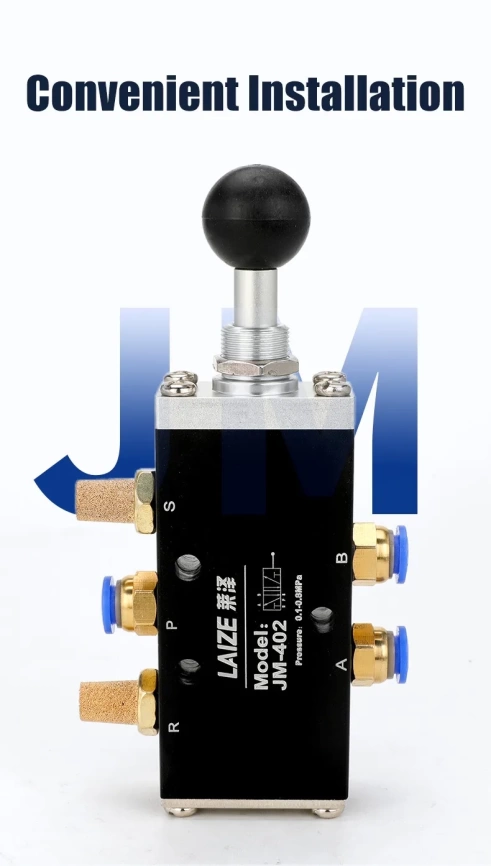 JM-402/JM-402A. Ручной двухпозиционный пятиходовый клапан фото 4