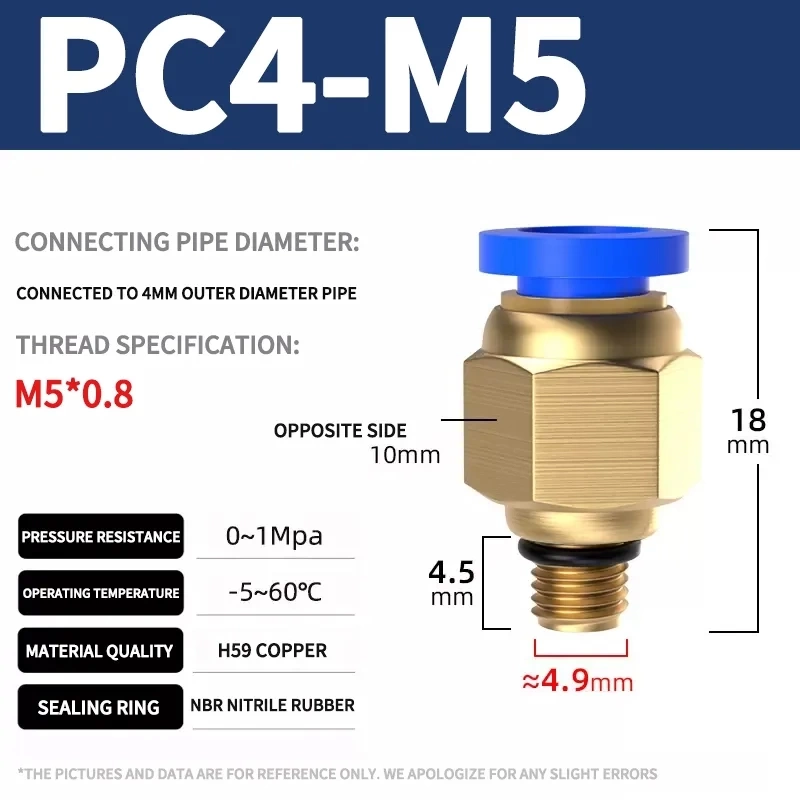 PC - Комбинированный латунный соединитель фото 2