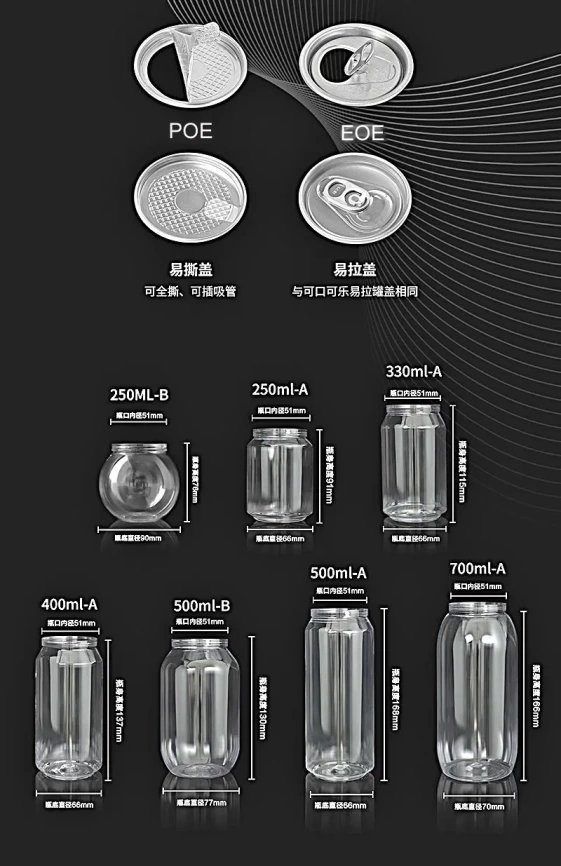 Спец исполнение. ПЭТ банки с крышкой Easy Open фото 1