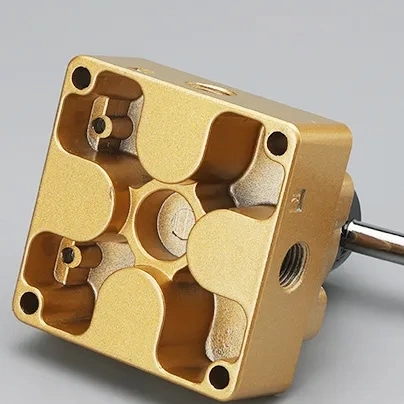 HV-02. Ручной 3-позиционный 4-ходовой поворотный клапан фото 2