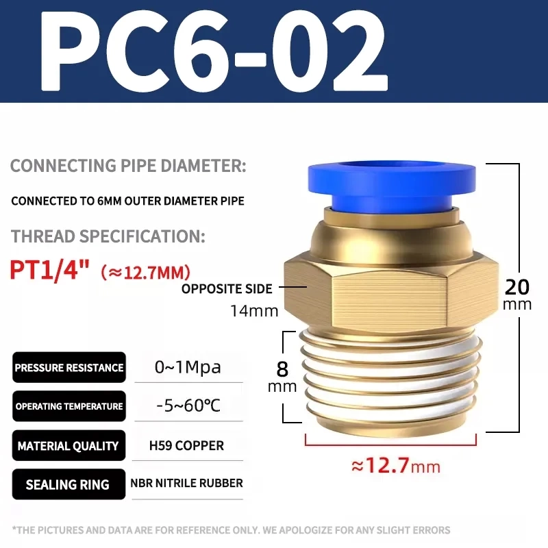 PC - Комбинированный латунный соединитель фото 8