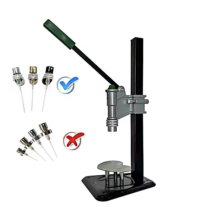 Настольный пресс-укупориватель кнопочных распылителей. WN003 фото 1