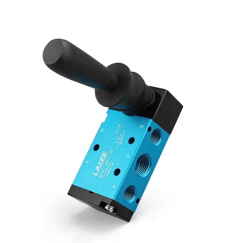 4H210-08 / 3H210-08. Двух-позиционный пневматический ручной клапан с фиксацией фото 3