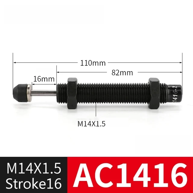 Гидравлический буфер серии AC (не регулируемый) фото 7