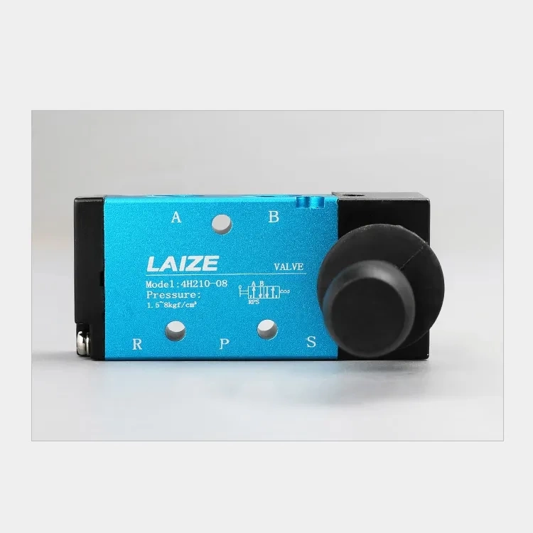 4H210-08 / 3H210-08. Двух-позиционный пневматический ручной клапан с фиксацией фото 4