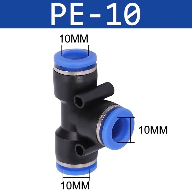 PE/PEG. Пластиковый соединитель тройник фото 5