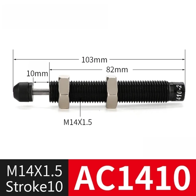 Гидравлический буфер серии AC (не регулируемый) фото 5