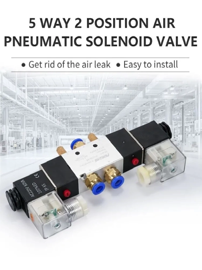 4V230С-08 AC220V. Электромагнитный распределитель воздуха. фото 4