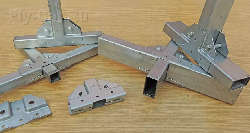 Крепёж профильных труб Т-образный 20х20х20 фото 4