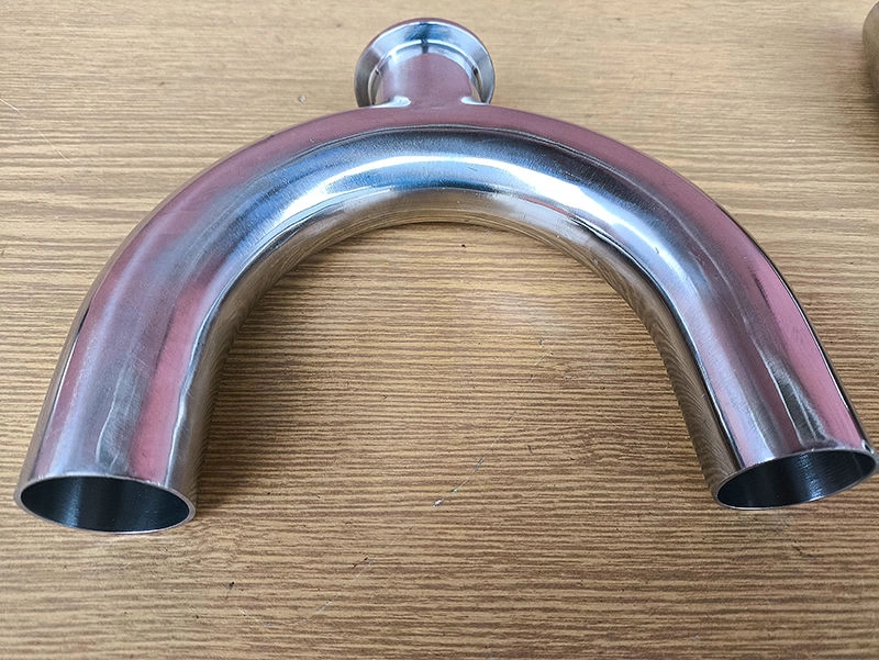 Тройник U-образный под кламп-соединение. Нержавейка AISI 304 фото 1