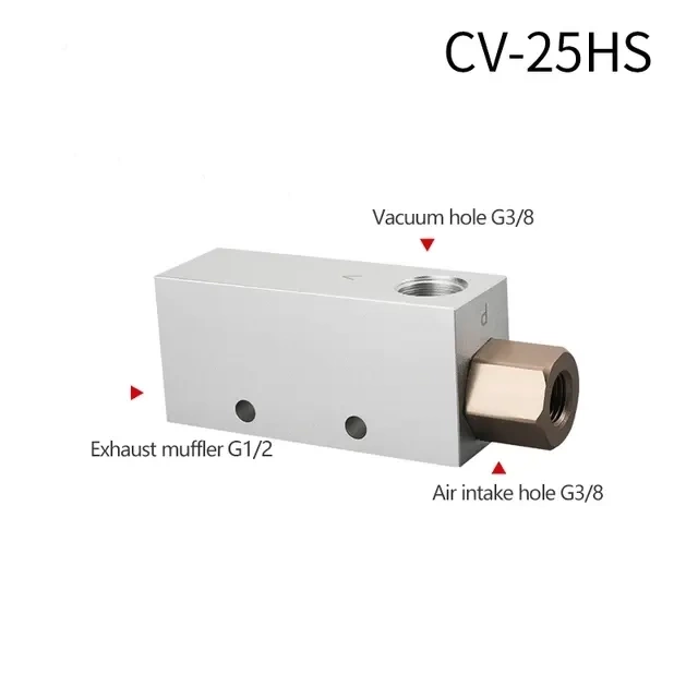 Пневматический вакуумный генератор серии CV-10/15/20/25 фото 5