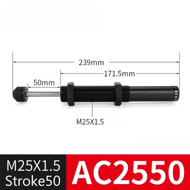 Гидравлический буфер серии AC (не регулируемый) фото 18