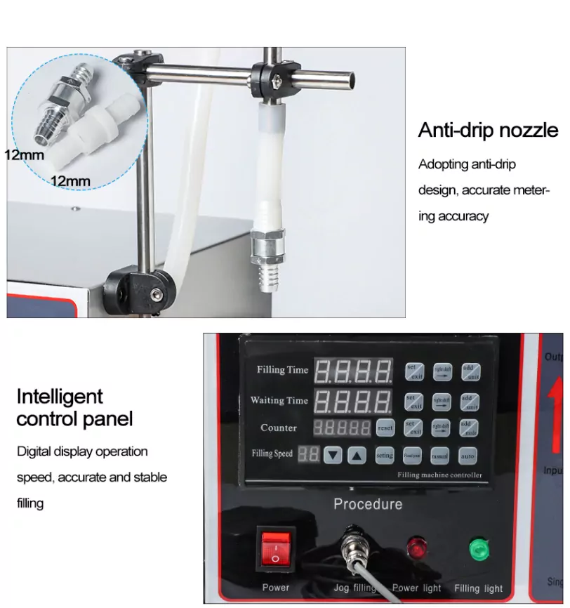 Полуавтоматическая разливочная машина GFK-1700 фото 2